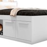 Cama Roxy Casal com Espaço Pet Branco - 4