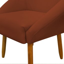 Poltrona Decorativa para Sala Recepção Manicure Consultório Stella Suede - 6