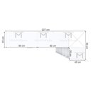 Ver imagem 2 de KIT MODULAR CLOSET OU COMÉRCIO M425.B MUNDI MOVEIS