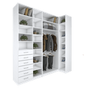 Ver imagem 1 de KIT MODULAR CLOSET OU COMÉRCIO M425.B MUNDI MOVEIS