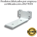 Ver imagem 3 de 2 Suportes Mão Francesa Design Invisível 10cm Fixação de Parede para Prateleira Branco