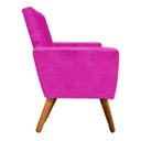 Ver imagem 3 de Poltrona Namoradeira Nina Rosa Pink Slk Decor