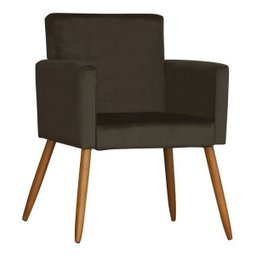 Poltrona Nina Marrom SLK Decor - 1
