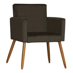 Poltrona Nina Marrom SLK Decor