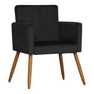 Poltrona Nina Preto SLK Decor