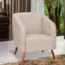 Poltrona Silmara Bege SLK Decor - 3