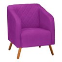 Ver imagem 1 de Poltrona Silmara Roxa Slk Decor