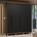 Ver imagem 1 de Guarda-Roupa Casal com Pés 6 Portas Batentes Venus Madesa
