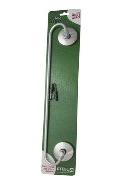 Porta Toalha Reto de 40 cm Linha Steelo Redondo - 3