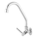 Ver imagem 1 de Torneira para Cozinha de Parede Bica Giratória 1168 1/4 C100 Cromada Talita