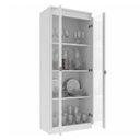 Ver imagem 4 de Cristaleira 2 Portas com Vidro Cr6004 Branco - Tecno Mobili