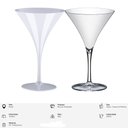 Ver imagem 4 de Taça Martini Drink Festa Luxo 290ml Copo Espumante Boccati Cor:transparente