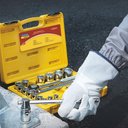 Ver mais imagens de Jogo Soquetes Estriados Tramontina Master Encaixe 1/2" Acabamento Cromado Maleta 22 Peças 43600022