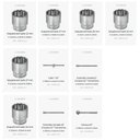 Ver imagem 5 de Jogo Soquetes Estriados Tramontina Master Encaixe 1/2" Acabamento Cromado Maleta 22 Peças 43600022