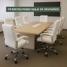 Cadeira Escritório Miami Branca Presidente Molas Ensacadas Reclinável Conforto - 10