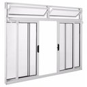 Ver imagem 1 de Janela de Alumínio 4 Folhas com Basculante -1,20x2,00