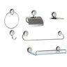Kit Acessórios para Banheiro de Aço Inox com 6 peças Linha Inoox Steel Design - 1