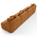 Ver mais imagens de Sofá 4 Lugares para Sala de Estar Living 308cm Arlo F04 Couríssimo Whisky - Lyam Decor