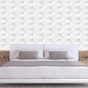 Ver imagem 3 de Papel de Parede 3d Loja Geometrica Autocolante Sala Quarto