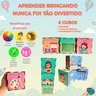 Jogo Infantil Das Profissões em Cubos de Mdf Aprendizado Divertido - 2