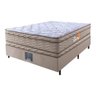 Cama Box Casal Colchão Ortofirm + Box 138x188x71 Double Face Espuma D33 Dourado - 5
