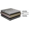 Cama Box Casal Colchão Ortofirm + Box 138x188x71 Double Face Espuma D33 Dourado - 6