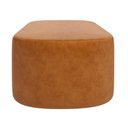 Ver imagem 6 de Puff Decorativo Orgânico para Living Quarto 100cm Doha W01 Couríssimo Canela - Lyam Decor