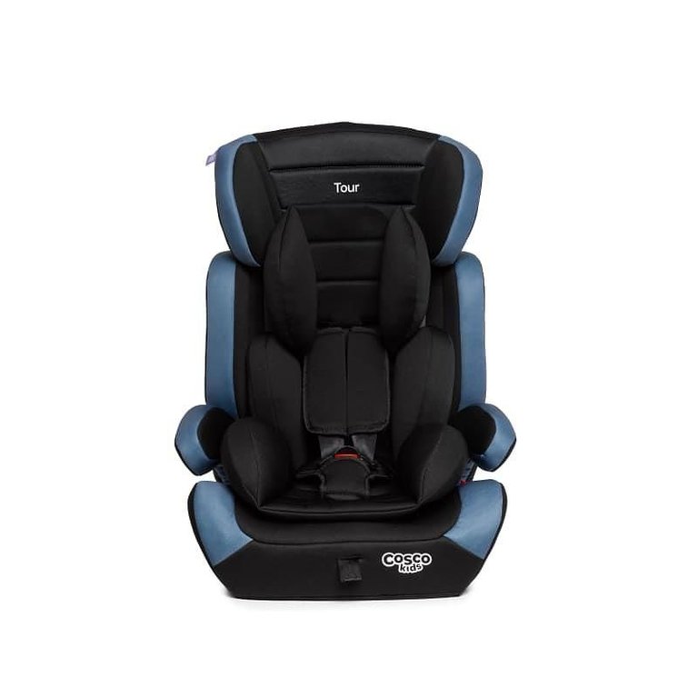 Cadeirinha para Carro Tour 9 a 36 Kg Preto e Azul - Cosco Cadeirinha para Carro Tour 9 a 36 Kg Preto e Azul - Cosco