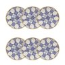Jogo de 6 Pratos Sobremesa 20 Cm Oxford Unni Azulejo Português - 2