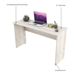 Mesa Para Computador Work 15 Mm Office 120 X 45 Cm - 3