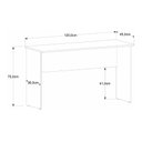 Ver imagem 5 de Mesa Para Computador Work 15 Mm Office 120 X 45 Cm