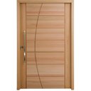 Ver imagem 4 de Kit Porta Pivotante Maciça de Eucalipto 214x109x14cm PM93 Seleta Cruzeiro Portas