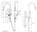 Ver imagem 2 de Misturador Monocomando para Cozinha de Mesa Mangiare - Chrome - Docol