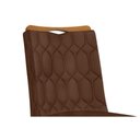 Ver imagem 4 de Conjunto: Mesa de Cozinha Hera C/ Tampo Madeirado C/ Vidro Reto 120x90cm e 4 Cadeiras Bia Freijo/off