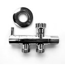 Ver imagem 1 de Registro Adaptador com 2 Saídas para Caixa Acoplada e Ducha Higiênica