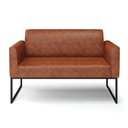 Ver imagem 7 de Sofá Namoradeira Base Industrial Preto Marisa Corano D03 - D\'rossi Cor Nozes