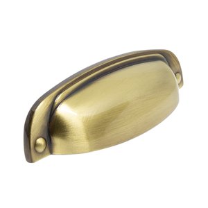 Puxador Quebec 96mm Ouro Velho Escovado - Torralba