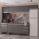 Ver imagem 2 de Cozinha Completa Premium Ravena 280cm com Torre Quente:Cinza Fosco
