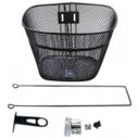 Ver imagem 1 de Cesta Para Bicicleta Aramada Preta Aro 26