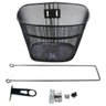 Cesta Para Bicicleta Aramada Preta Aro 26 - 1
