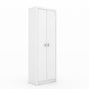 Ver imagem 1 de Armário Multiuso 2 Portas 4 Prateleiras Tecno Mobili - Branco
