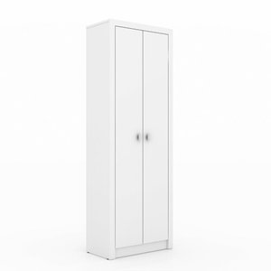 Armário Multiuso 2 Portas 4 Prateleiras Tecno Mobili - Branco