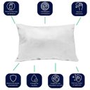 Ver imagem 4 de Kit com 6 Capas de Travesseiro 50x70 Napa Premium Hospitalar Branco