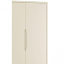 Ver imagem 6 de Guarda-roupa Retrô 2 Portas Théo New Areia Fosco com Madeira - Reller