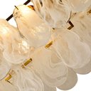 Ver imagem 2 de Lustre Pendente Nordecor Velle Oni 2949 Dourado Fosco E14 Bivolt