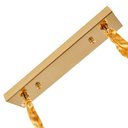 Ver imagem 4 de Lustre Pendente Nordecor Velle Oni 2949 Dourado Fosco E14 Bivolt