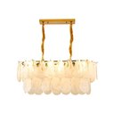 Ver imagem 5 de Lustre Pendente Nordecor Velle Oni 2949 Dourado Fosco E14 Bivolt