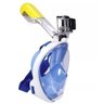 Máscara Snorkel Mergulho Easybreath Subaquática Antifog L/XL - 1
