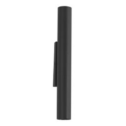 Arandela Tubo Cilindro Preto 30cm 2 Fachos P/ 2 Mr11 St2773 - 8