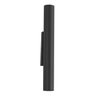 Arandela Tubo Cilindro Preto 30cm 2 Fachos P/ 2 Mr11 St2773 - 8